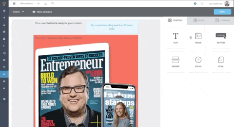 Ad Sales Genius magazine landing page builder screenshot